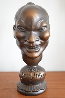 Mid-Century Ceramic Head, 1950s-OV-1262539