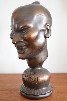 Mid-Century Ceramic Head, 1950s-OV-1262539