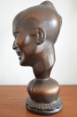 Mid-Century Ceramic Head, 1950s-OV-1262539