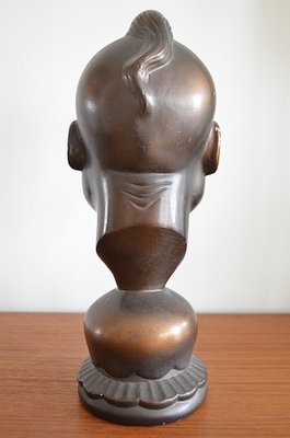 Mid-Century Ceramic Head, 1950s-OV-1262539