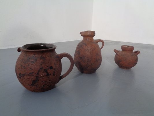 Mid-Century Ceramic Jugs by Gerhard Liebenthron, 1970s, Set of 3-RDW-660238