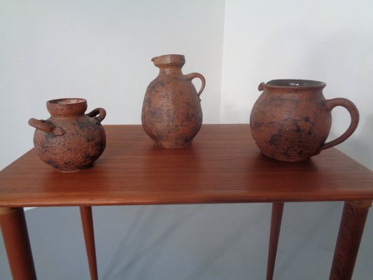 Mid-Century Ceramic Jugs by Gerhard Liebenthron, 1970s, Set of 3-RDW-660238