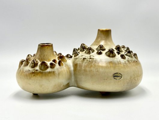 Mid-Century Ceramic Model 3481 Double Vase Sea Urchin by Einer Johansen for Søholm Stoneware, 1960s-ZCY-1785723