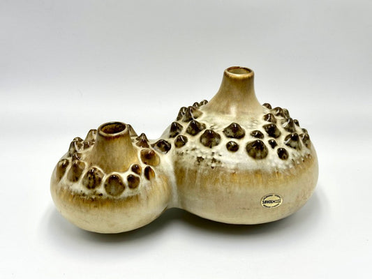 Mid-Century Ceramic Model 3481 Double Vase Sea Urchin by Einer Johansen for Søholm Stoneware, 1960s