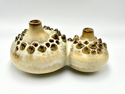 Mid-Century Ceramic Model 3481 Double Vase Sea Urchin by Einer Johansen for Søholm Stoneware, 1960s-ZCY-1785723