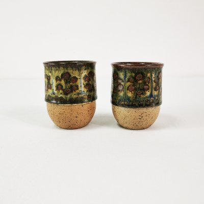 Mid-Century Ceramic Mugs, 1960s, Set of 2-ZTG-1771326