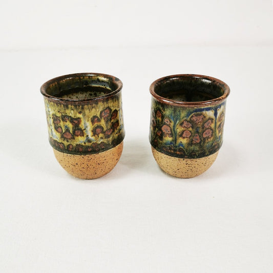 Mid-Century Ceramic Mugs, 1960s, Set of 2