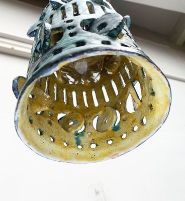 Mid-Century Ceramic Pendant Lamp, 1960s-UAH-1239046