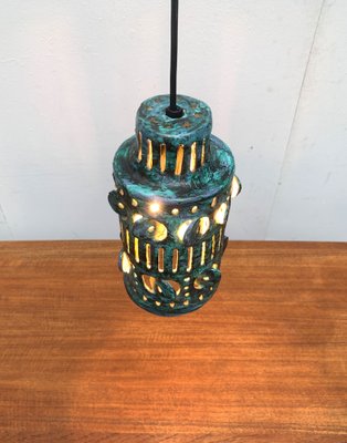 Mid-Century Ceramic Pendant Lamp, 1960s-UAH-1239046