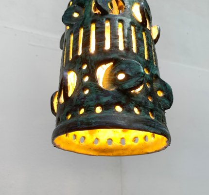 Mid-Century Ceramic Pendant Lamp, 1960s-UAH-1239046