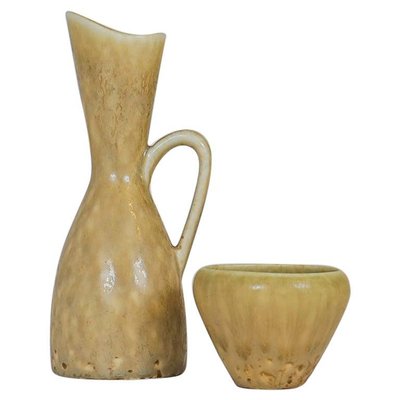 Mid-Century Ceramic Pieces by Carl-Harry Stålhane, Sweden, 1950s, Set of 2-UYK-996384