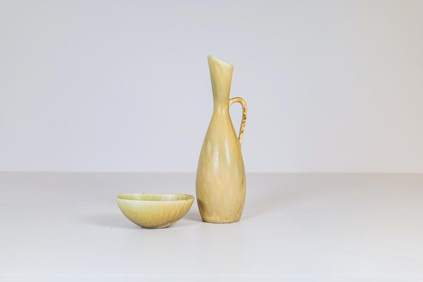 Mid-Century Ceramic Pieces by Carl-Harry Stålhane, Sweden, 1950s, Set of 2-UYK-996383