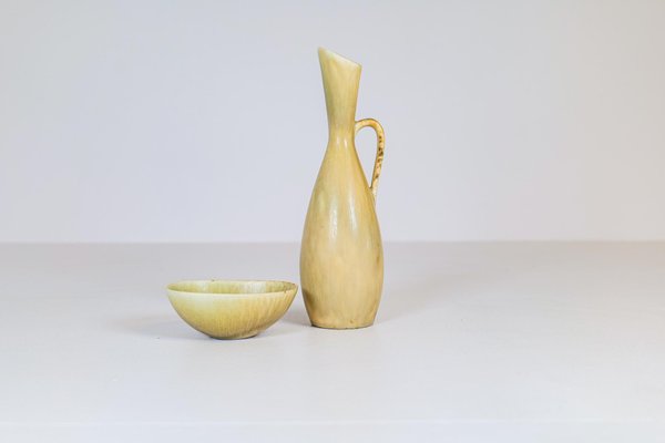 Mid-Century Ceramic Pieces by Carl-Harry Stålhane, Sweden, 1950s, Set of 2-UYK-996383