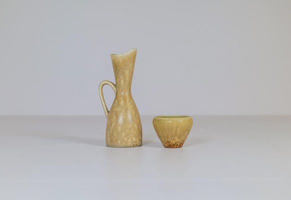 Mid-Century Ceramic Pieces by Carl-Harry Stålhane, Sweden, 1950s, Set of 2-UYK-996384