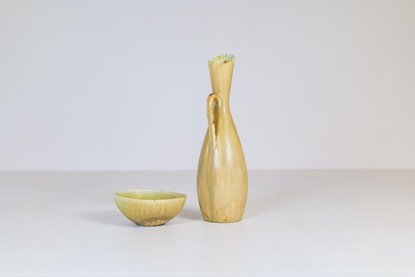 Mid-Century Ceramic Pieces by Carl-Harry Stålhane, Sweden, 1950s, Set of 2-UYK-996383