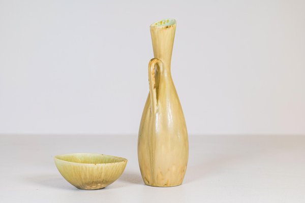 Mid-Century Ceramic Pieces by Carl-Harry Stålhane, Sweden, 1950s, Set of 2-UYK-996383