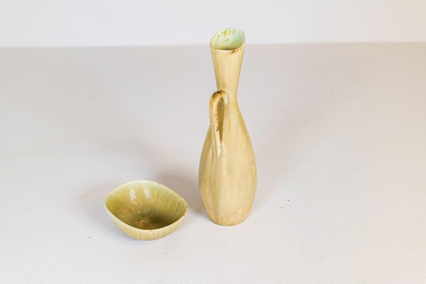 Mid-Century Ceramic Pieces by Carl-Harry Stålhane, Sweden, 1950s, Set of 2-UYK-996383