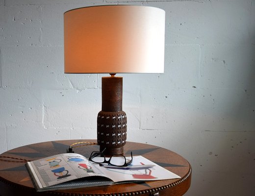 Mid-Century Ceramic Table Lamp by Aldo Londi for Bitossi, 1960s-IEI-569416