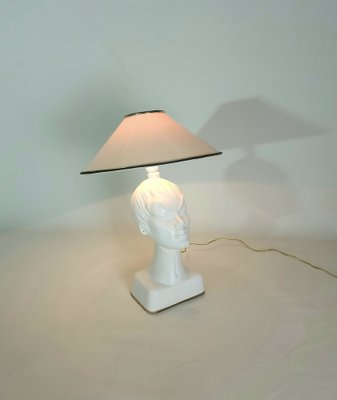 Mid-Century Ceramic Table Lamp from Sicas, Italy, 1960s-ZST-1807086