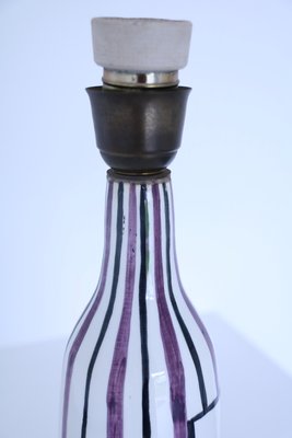 Mid-Century Ceramic Table Lamp in the Shape of a Sicilian Bottle-SXX-660376