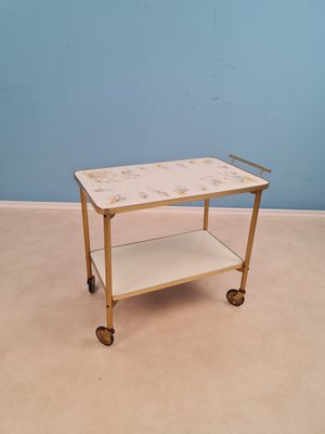 Mid-Century Ceramic Trolley from Opal Möbel, 1950s-IQR-962998