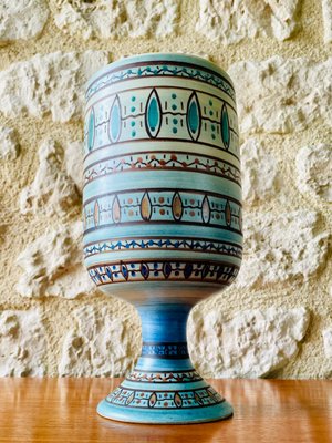 Mid-Century Ceramic Vase by Louis Bacculini, Vallauris, 1960s-OJT-2040327