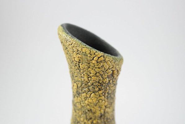 Mid-Century Ceramic Vase with Cortina Cracked Glaze, 1960s-UWE-785666