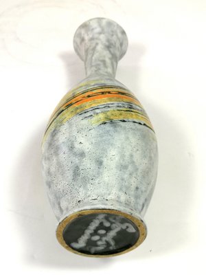 Mid-Century Ceramic Vase with Expressive Decor by Livia Gorka, 1970s-UWE-994487