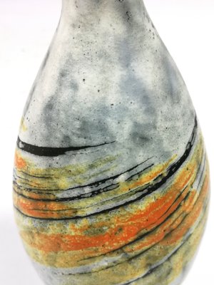 Mid-Century Ceramic Vase with Expressive Decor by Livia Gorka, 1970s-UWE-994487