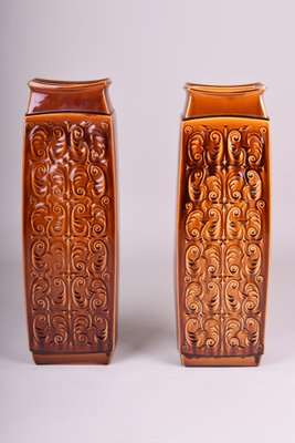 Mid-Century Ceramic Vases attributed to Ditmar Urbach, Czech, 1950s, Set of 2-WHY-1778027