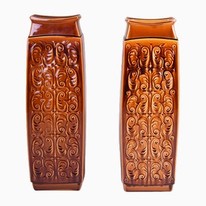 Mid-Century Ceramic Vases attributed to Ditmar Urbach, Czech, 1950s, Set of 2-WHY-1778027