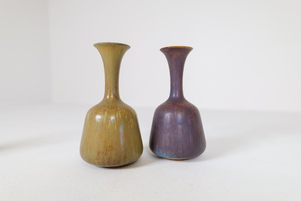 Mid-Century Ceramic Vases by Gunnar Nylund for Rörstrand, Sweden, 1950s, Set of 3-UYK-1175788