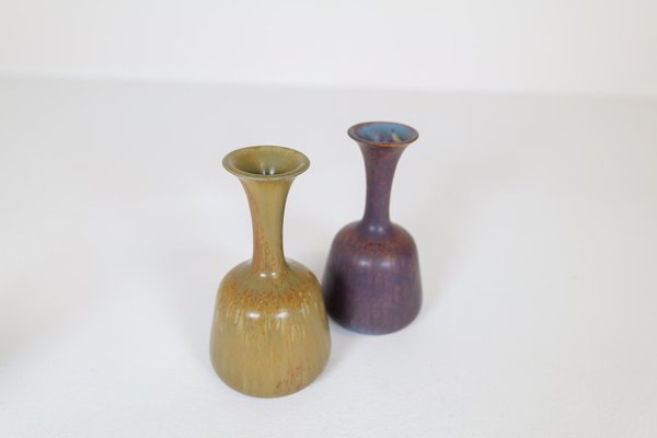 Mid-Century Ceramic Vases by Gunnar Nylund for Rörstrand, Sweden, 1950s, Set of 3-UYK-1175788