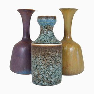 Mid-Century Ceramic Vases by Gunnar Nylund for Rörstrand, Sweden, 1950s, Set of 3-UYK-1175788