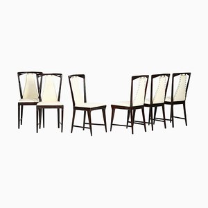 Mid-Century Chairs Attributed to Osvaldo Borsani, 1950s, Set of 6-ZCI-752069