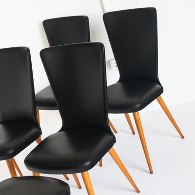 Mid-Century Chairs, France, 1960s, Set of 6-ZFJ-1364518