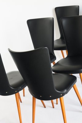 Mid-Century Chairs, France, 1960s, Set of 6-ZFJ-1364518