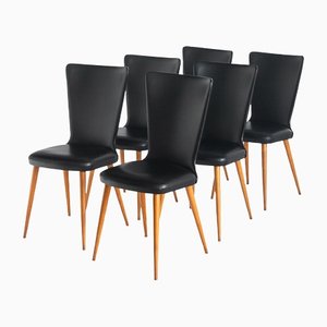 Mid-Century Chairs, France, 1960s, Set of 6-ZFJ-1364518