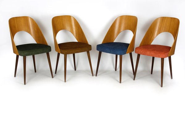 Mid-Century Chairs from Onv Pisek, 1960s, Set of 4-WVS-2027601