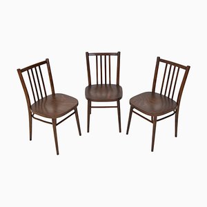 Mid-Century Chairs from TON, 1960s, Set of 3-TZ-1109679