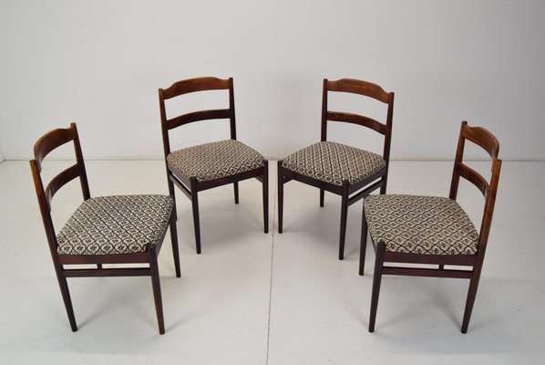 Mid-Century Chairs from TON, 1970s, Set of 4-TZ-1113568