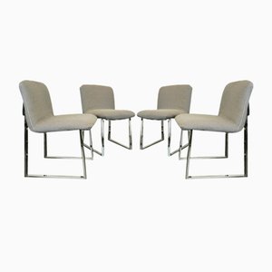 Mid-Century Chairs in Pied De Poule Fabric, 1960, Set of 4-WIF-2041317