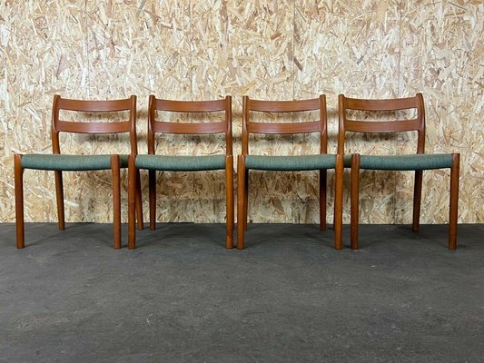 Mid-Century Chairs in Teak by Niels O. Möller for J. L. Møllers, 1960s, Set of 4-EJL-1117922