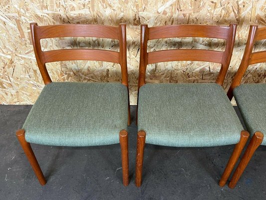 Mid-Century Chairs in Teak by Niels O. Möller for J. L. Møllers, 1960s, Set of 4-EJL-1117922