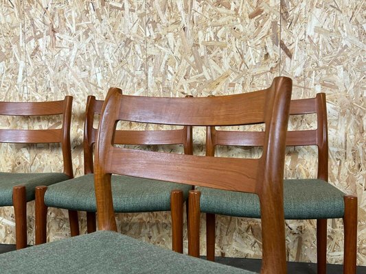 Mid-Century Chairs in Teak by Niels O. Möller for J. L. Møllers, 1960s, Set of 4-EJL-1117922