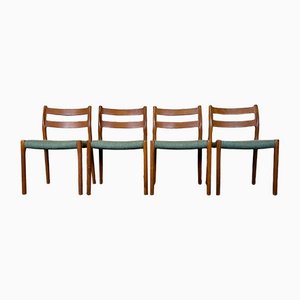 Mid-Century Chairs in Teak by Niels O. Möller for J. L. Møllers, 1960s, Set of 4-EJL-1117922