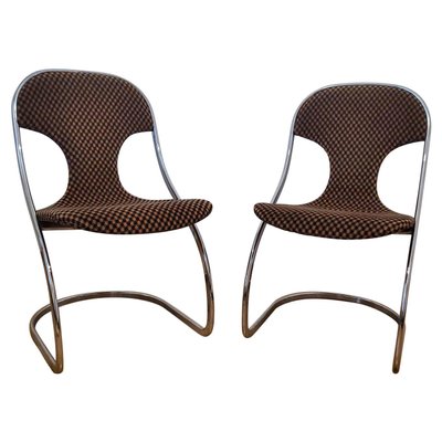 Mid-Century Chairs, Italy, 1970s, Set of 2-TZ-1092371