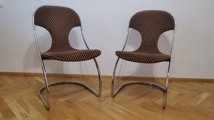 Mid-Century Chairs, Italy, 1970s, Set of 2-TZ-1092371