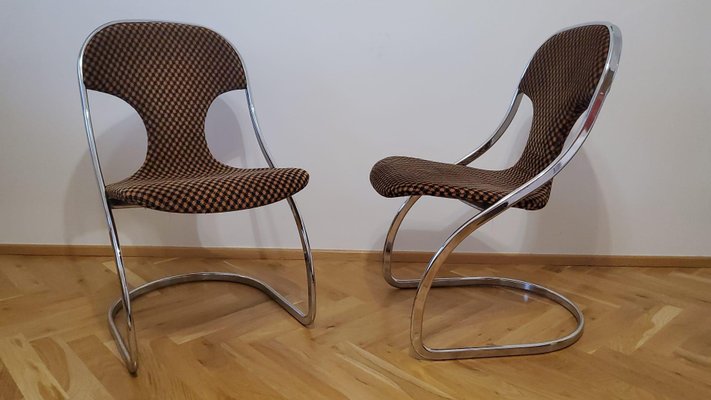 Mid-Century Chairs, Italy, 1970s, Set of 2-TZ-1092371