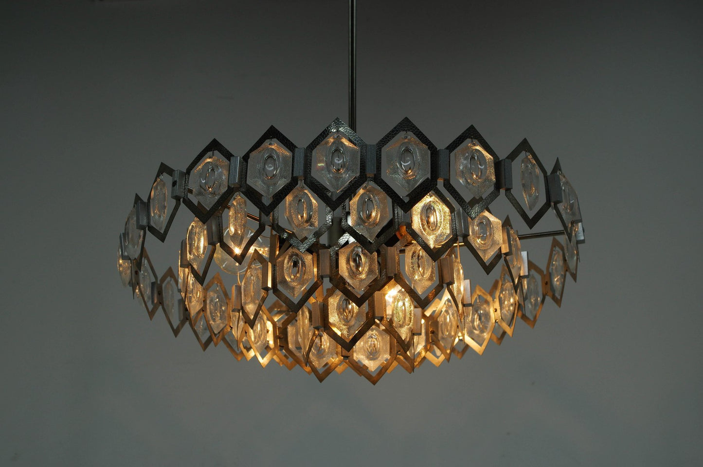 Mid-Century Chandelier attributed to Bejvl for Kamenicky Senov, 1960s